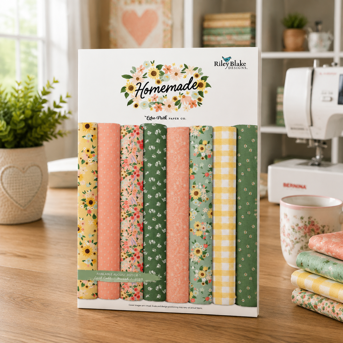 Homemade Fabric Jelly Roll for Riley Blake by Echo Park Paper Co