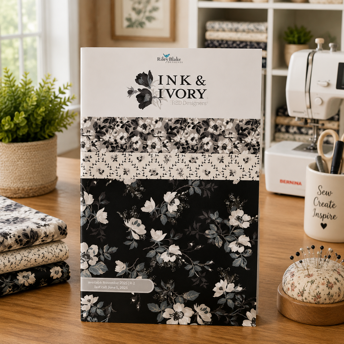 Ink & Ivory Fabric Jelly Roll by Riley Blake Designers  - Rolie Polie