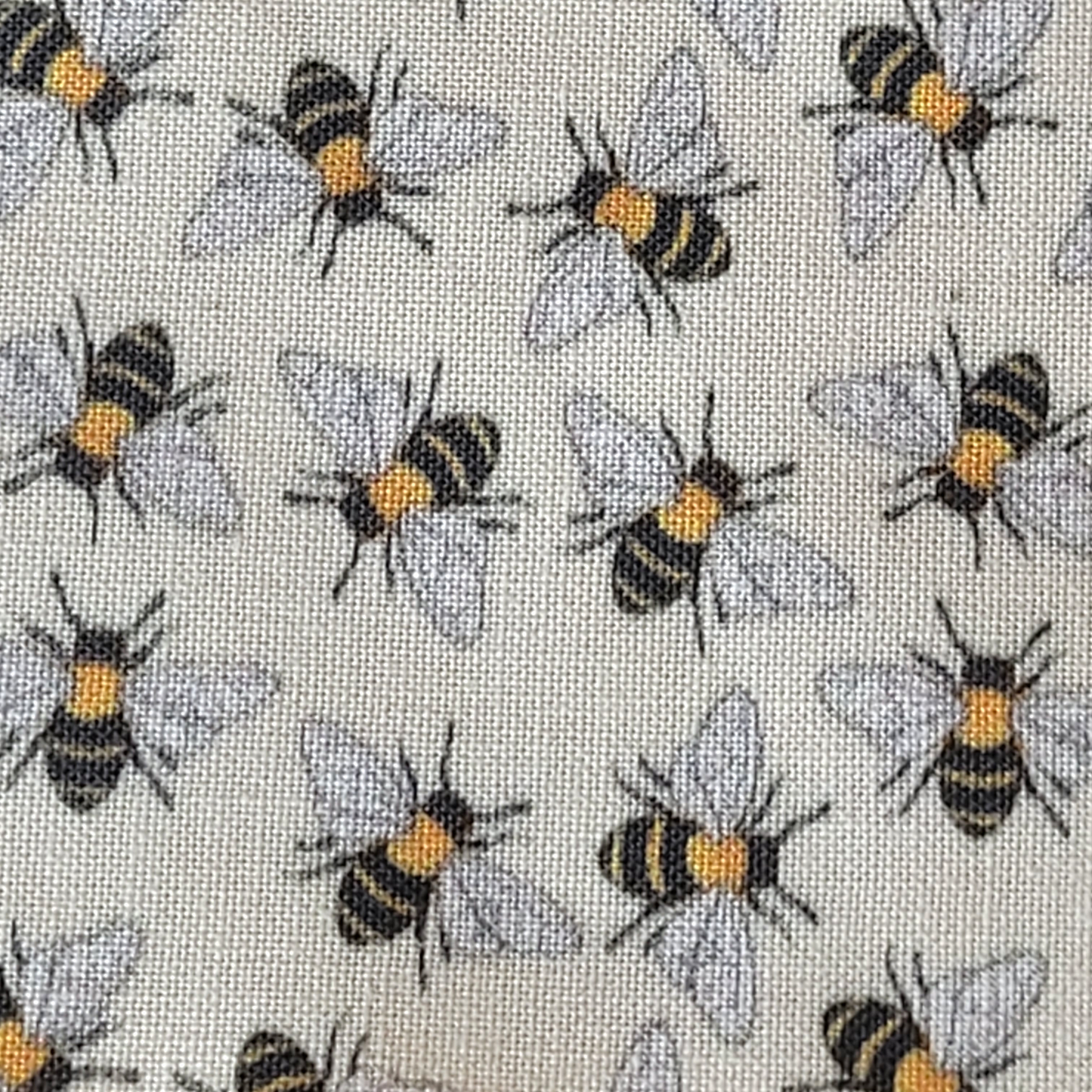 Honey Bee Keychain Fabric Keychain Fob, Classy Bee Wristlist Keychain Strap for Keys, Ditsy Spring Bee Keyring